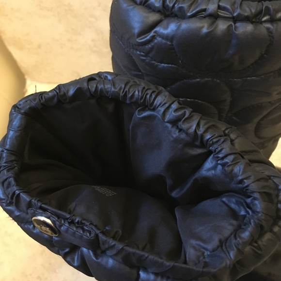 NEW COACH CANTINA QUILTED BOOTS IN BLACK size 6.5 - Picture 6 of 12